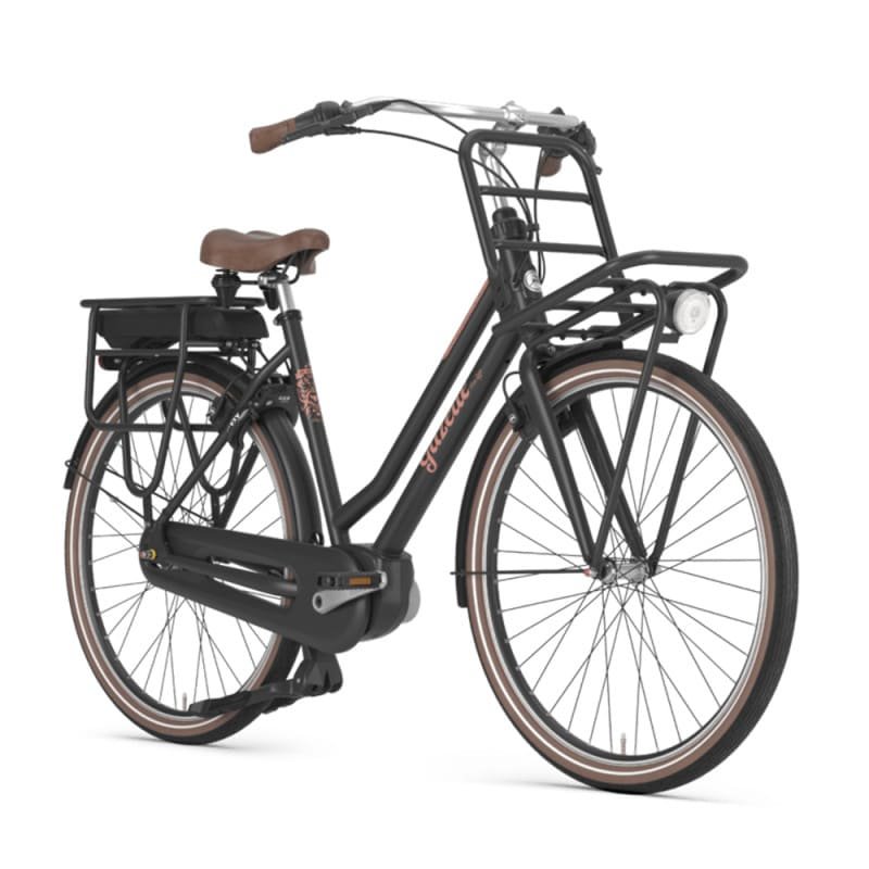 Vélo de ville électrique Gazelle Miss Grace C7 HMB (2023)-Noir2