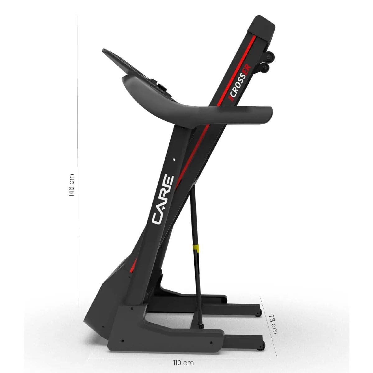 Tapis de course connecté - Care Crosser - 18 km-h - Inclinaison motorisée - Kinomap2