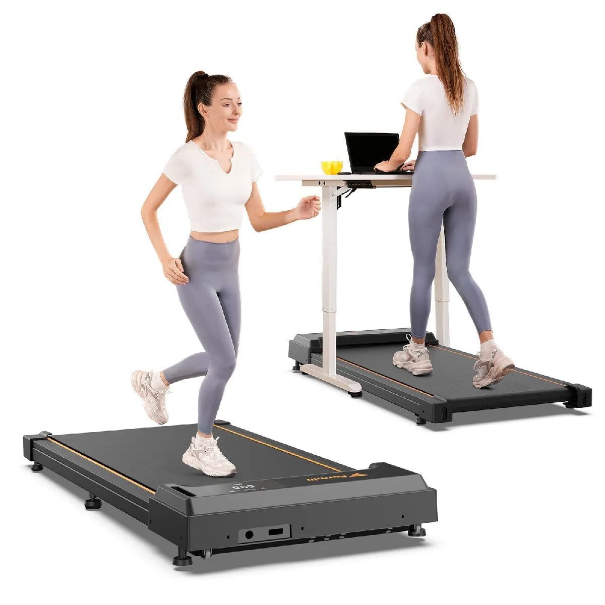 Tapis-de-Course-2-en-1-Formill-FT21-Ecran-LED-Vitesse-reglable-6-km-h-Plage-dentrainement