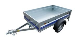 Remorque-NORAUTO-REGULAR-100-2M30-500-kg-en-acier-galvanise-avec-ridelle-arriere-rabattable-et-caisse-basculante