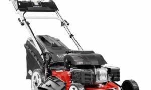 Tondeuse autotractée thermique 224cc 7,5cv avec démarrage électrique E 4 EN 1 LARGEUR 53CM 224CC