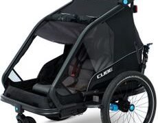 Remorque à Enfant Cube Double CMPT Noir