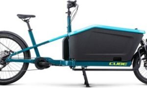 Vélo Cargo Électrique Cube Cargo Sport Hybrid 500 Shimano Deore 10V 500 Wh 20/27.5'' Bleu