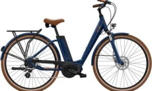 Vélo de Ville Électrique O2 Feel iVog 4.1 Univ Shimano Altus/Tourney 8V 400 Wh 26'' Bleu