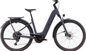 VTC Électrique Cube Kathmandu Hybrid One 800 Easy Entry Shimano Cues 10V 800 Wh 700 mm Gris Shadow 2025