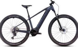 VTT Électrique Semi-Rigide Cube Reaction Hybrid Pro 800 Shimano Deore/Deore XT 12V 800 Wh 27.5'' Gris Metallic 2025