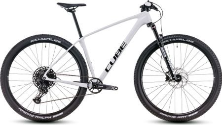 VTT Semi-Rigide Cube Reaction C:62 One Sram NX/SX Eagle 12V 29'' Blanc Cotton Gris 2025